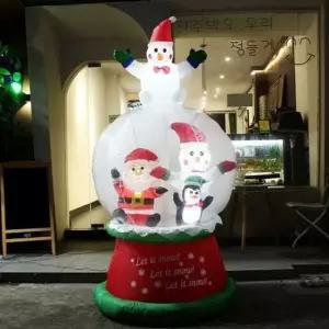 산타클로스 크리스마스 에어 벌룬 야외 크리스마스 대형 장식 행사 조형
