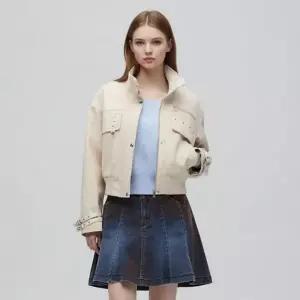 갤러리아 [26봄]비조장식 하이 인조가죽 자켓[ES1FJ161]