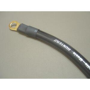 CELOT 4게이지 블랙순동선80cm 1m 120cm 130cm 150cm 160cm 1p/양끝 주석도금링단자 수작업100%완성품/국산