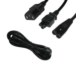 PC 데스크탑 프린터 모니터 노트북 어댑터 충전기 전원 케이블 2구 3구 블랙 화이트 파워 AC DC 코드 선