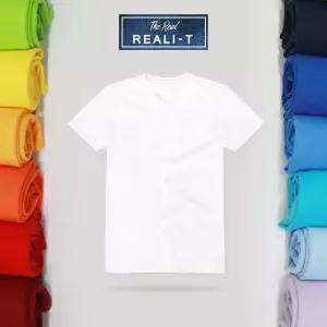 리얼리T #국산 #남여공용 #반팔티 #브이넥 #V넥 #면티 #슬라브