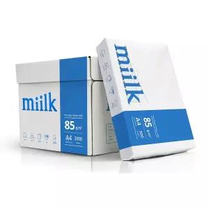 [miilk]밀크 A4 복사용지 A4용지 두꺼운 85g 2500매 1박스