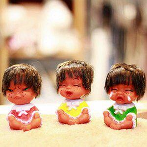 못난이 삼형제 미니 장식 인형