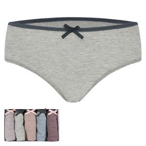 PWP690 폴밋 여성 미디 삼각 요일 팬티 5매 세트