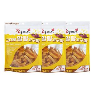 그대로 말랑고구마 스틱 250g x3개 반려견간식 애견