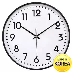 입체무소음 30cm 벽시계 아날로그벽시계 입체숫자 학교 병원 관공서 사무실 집들이 개업선물