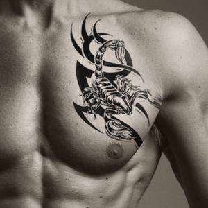 라크 반팔 타투 스티커 H59 워터프루프 타투 헤나 문신 판박이 팔뚝