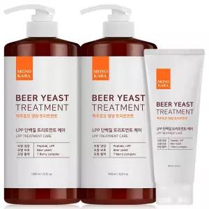 모노카라 대용량 헤어팩 트리트먼트 린스 1000ml 2개+200ml 1개