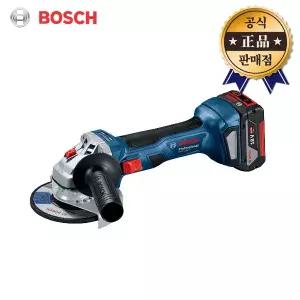 BOSCH 충전그라인더 GWS18V-7 100mm 5.0Ah 배터리2개 세트 보쉬 그라이더 절삭 연마 충전그라인더
