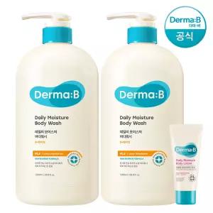 [공식] 더마비 데일리 모이스처 바디워시 쥬시만다린 1000ml x2개+튜브견본(랜덤)