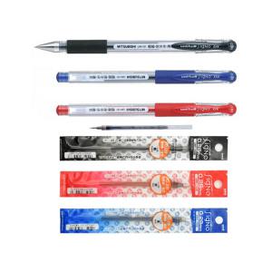유니볼 시그노 잴 잉크펜 리필심 0.28mm 0.38mm 0.5mm 볼펜 필기구