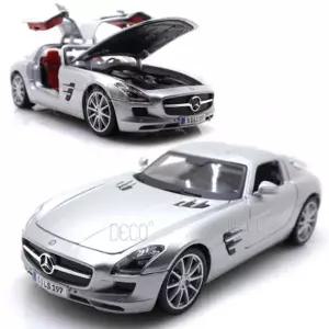 [핫트랙스]1:18 벤츠 SLS AMG 실버 미니카 다이캐스트 피규어