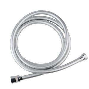 튜브형 샤워기 호스 2M 실버 물때 안끼는 샤워호스 꼬임방지