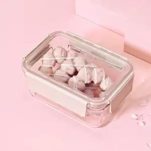 글라스락 퓨어 샌드핑크 직사각 1020ml 2조