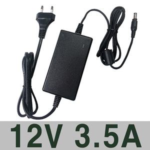 12V 3.5A 전원선일체형 어댑터,아답터,직류전원장치,SMPS,12V 3500MA