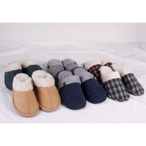 올뎃홈 겨울실내화 남성실내화 코듀로이 골덴 체크 털슬리퍼 따뜻한슬리퍼 큰사이즈 270~290 3종택1