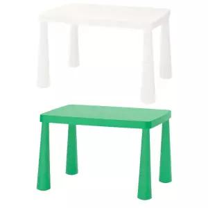 [롯데백화점]이케아 이케아 MAMMUT 맘무트 어린이테이블 77x55cm 실내외겸용/유아테이블/아동책상