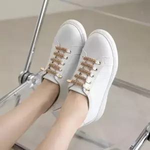 [분홍코끼리]제우스 골드 가죽 키높이 운동화(5cm)