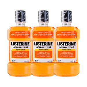 리스테린 시트러스 250ml 3개