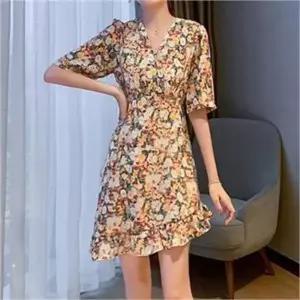 [오노마] ONM 7부소매 플라워 원피스 여자 데일리 데이트 바캉스룩 (S8302696)