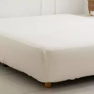 [텐바이텐]광목 바이오워싱 30수순면 호텔식 매트커버SK 내추럴