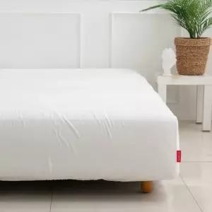 [텐바이텐]광목 바이오워싱 30수순면 호텔식매트커버Q백아이보리