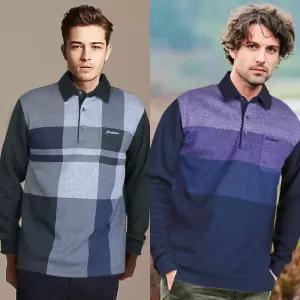 쟌피엘 프란들 카라티셔츠 겨울긴팔기모티 남자골프티