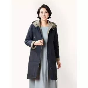 [하프클럽/마담엘레강스]리베라 리버시블 퀼팅코트 K224CT01