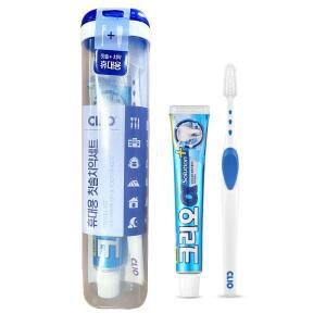 크리오 휴대용 칫솔 치약 세트 양치 케이스 여행용 선물용