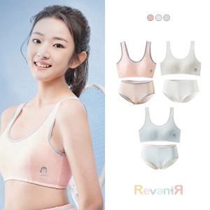 주니어 스포츠 브라팬티세트 2.5단계 청소년 학생 속옷 CW티니