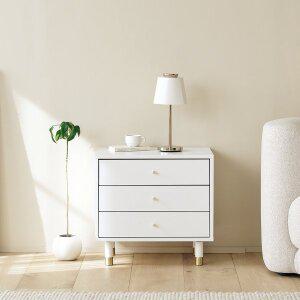 [아이엔지홈]베카 3단 서랍 600 협탁 2colors