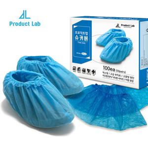 프로덕트랩 슈커버 신발덧신 방수 오염방지 일회용 부직포 고급형 박스포장/벌크형 100개