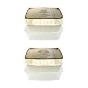 씨밀렉스 명절 전 튀김 보관 채반용기 색상랜덤, 2.7L, 2개