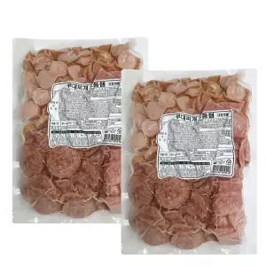 오뗄 부대찌개 모듬햄 1kg x 2팩 -
