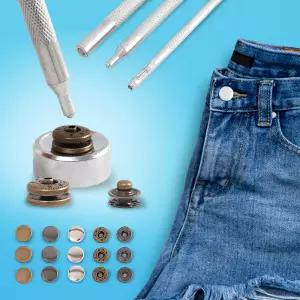 리벨리 스프링도트 단추 30세트 기구포함 똑딱이단추