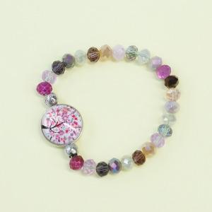 모기퇴치 팔찌 혼합크리스탈 7번 5인 세트