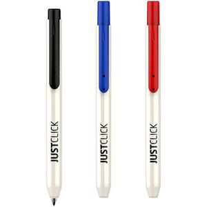 모리스 저스트클릭 네임펜 S 낱개 0.7mm 둥근닙 노크식 볼펜식 뚜껑없이 사용하는