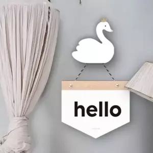[텐바이텐][퍼니즈]5초설치/북유럽 후크 (백조) 공주방 인테리어 소품