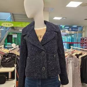 올리비아로렌 HC03 부클 빅카라 크롭 숏자켓  VOC FUYW 9126