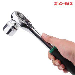 [지오비즈]원터치 복스 라쳇핸들 1/2인치/육각소켓 임팩 렌치 깔깔이 몽키 스패너 복스대 드라이버 공구