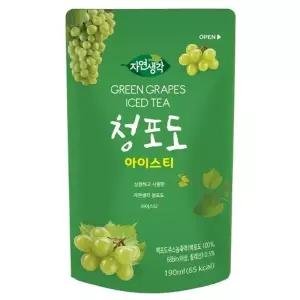 [희창유업]자연생각청포도아이스티190mlx50파우치