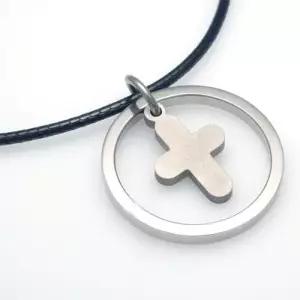 TP-033 티타늄 십자가 펜던트 목걸이 무료배송 평생AS