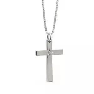 TSP-010 티타늄 십자가 펜던트 목걸이 무료배송 평생AS