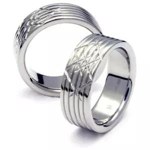 T-050 CO 티타늄 커플링 반지 이니셜무료 무료배송 맞춤제작 평생AS