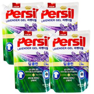 퍼실 딥클린 라벤더젤 겸용 리필 2.1L 4개