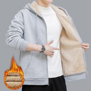 남녀공용 양털 후드집업 오버핏 뽀글이 후드 후리스점퍼 빅사이즈