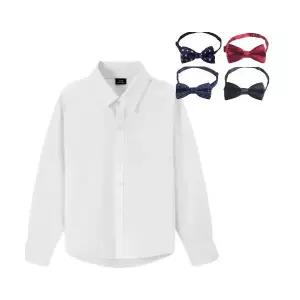 남아 화이트 셔츠 기본 유아 아동 키즈 주니어 흰남방 정장