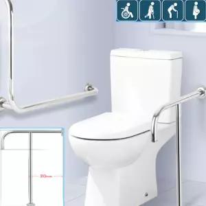 변기 보조 안전바 장애인 손잡이 양변기 욕실 화장실 복지용품 부모님 튼튼한 기둥 고정식 노약자 환자