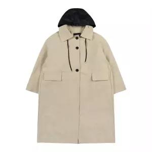 [코데즈컴바인](신세계 사우스시티) 배색후드 싱글 트렌치 (CJA-CT501W2)