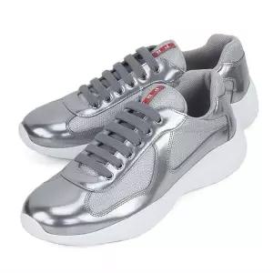 프라다 메탈릭 바이크 스니커즈 4E3400 3LNG F0118